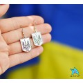 Сережки "Тризуб Патріот". Герб України